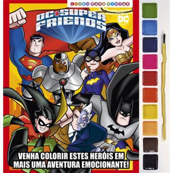 Dc Super Friends Livro Para Pintar Com Aquarela - 1