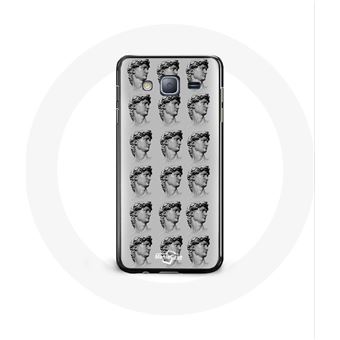 Capa Maniacase para Samsung Galaxy Grand Prime Statue Fundo Cinzento - 1