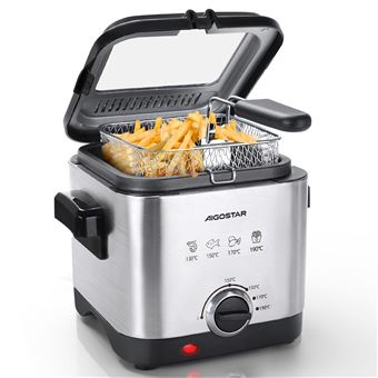 Fritadeira Aigostar Fries | 1000W | 1,5L | Aço Inoxidável - 1