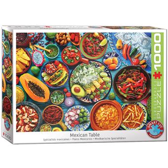 Puzzle Eurographics Mesa Mexicana | Mexican Table | 1000 Peças - 1