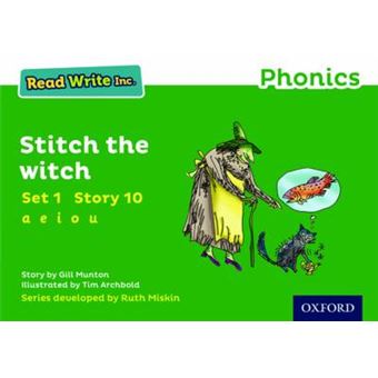 Read Write Inc. Phonics: Green Set 1 Storybook 10 Stitch The Witch - 1