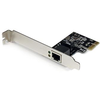 Cartão de Rede StarTech.com Placa NIC de adaptador do servidor de rede PCIe Gigabit PCI Express 1 porta - Perfil duplo - 1