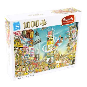 Puzzle Comic Time Square - 1000 Peças - Europrice - 1