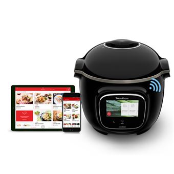 Cookeo Touch WiFi Unlimited Recipes, Panela de pressão elétrica