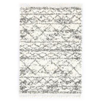 Tapete VidaXL Berbere Shaggy | Pp Bege e Areia | 160x230 cm - 1