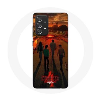 Capa Maniacase para Samsung Galaxy A33 5G Stranger Things Temporada 4 Anexar Arte Equipages de La Nouvelle Théorie - 1