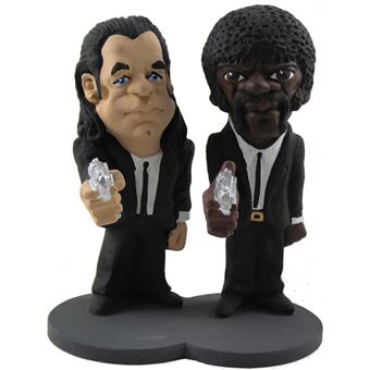 Figura Artesanal de Resina Dobles Pulp Fiction | 19 cm - 1