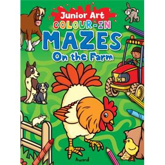 Colourin Mazes On The Farm Junior Art Junior Art Colour In Mazes - 1
