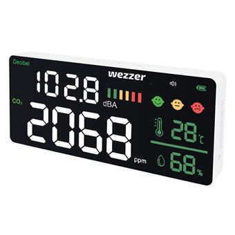 Monitor de Qualidade do Ar com Monitoramento de Ruído Levenhuk Wezzer Air PRO CN20 - 1