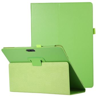 Capa PU à prova de choque, textura litchi com suporte dobrável, verde Magunivers para Microsoft Surface Pro 8 - 1