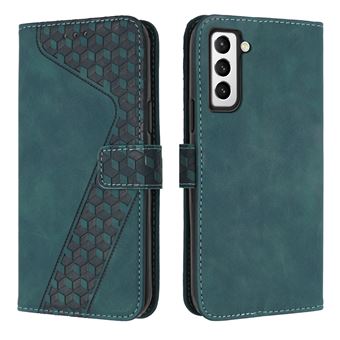 Capa FOXDOCK para Samsung Galaxy S21 FE com Fecho Magnético | Resistente a Impactos e Quedas | Compartimentos para Cartões | Verde - 1