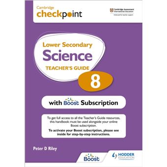 Cambridge Checkpoint Lower Secondary Science Teachers Guide 8 With Boost Subscription - 1