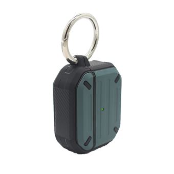 Capa e TPU leve, à prova de choque com chaveiro, verde Magunivers para AirPods 3 - 1