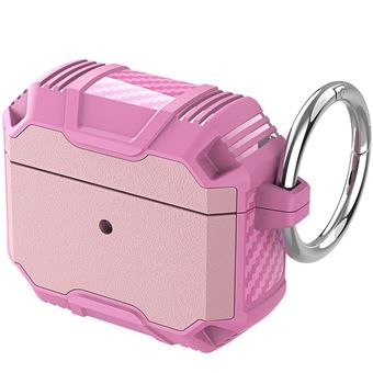 Capa e TPU à prova de choque com mosquetão, rosa/rosa Magunivers para AirPods with Charging Case (2016)/(2019)/AirPods with Wireless Charging Case (2019) - 1