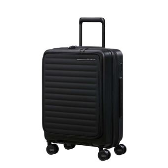 Mala de Cabine Expansível Samsonite Restackd | Acesso Frontal | 55cm | 4 Rodas - Preto - 1