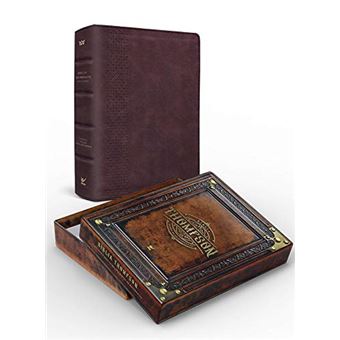 Biblia Thompson Aec Letra Grande Colecionador Marrom - 1