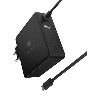 Carregador de Dispositivos Móveis ICY BOX IB-PS101-PD | Preto - 1