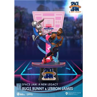 Figura Beast Kingdom Bugs Bunny Y LeBron James Space Jam A New Legacy Diorama | 15 cm - 1
