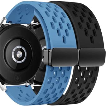 Pack Antiimpacto 2x Bracelete SnapFlow para Garmin Forerunner 255S | Azul e Preto - 1