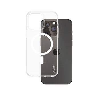 Capa para Telemóvel PanzerGlass CARE™ by PanzerGlass® Urban Combat Case Transparent w. White MagSafe iPhone 15 Pro Max | Transparente - 1