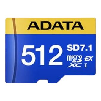 Cartão de Memória ADATA UD512GEX3L1-C | Azul, Amarelo - 1