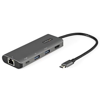 Base & Duplicador de Portas StarTech.com DKT31CHPDL | Cinzento - 1