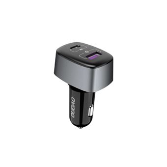 Carregador de Dispositivos Móveis DUDAO R7XS 60W Car Charger | Cinzento - 1