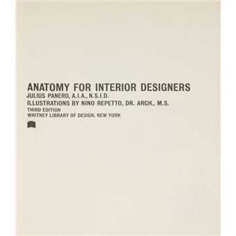 Anatomy for interior designers. Panero. (julius). - Capa Dura ...