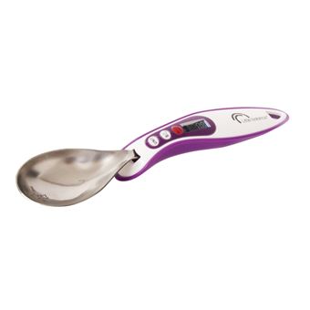 Colher de Medição Digital Little Balance Spoon Digit | Aço inoxidável, Violeta, Branco - 1