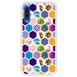 Capa Tpu Hapdey para Samsung Galaxy A50 2019 | Design Padrão Exótico | Pássaros e Flores - Transparente