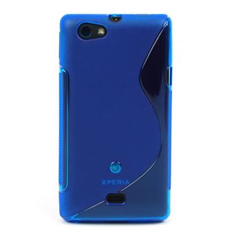 Capa Mooster Sony Xperia miro ST23I azul tpu - 1