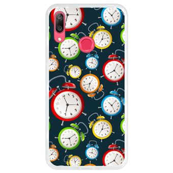 Capa Hapdey para Huawei Y7 2019 - Y7 Prime 2019 Design Despertadores em Silicone Flexível e TPU