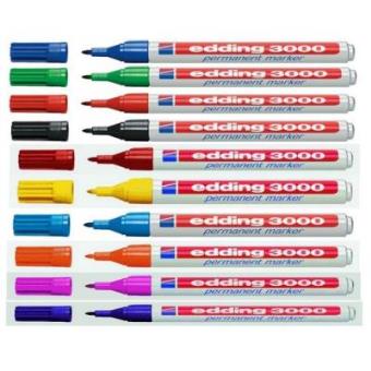Edding 3000 marcador permanente - 1