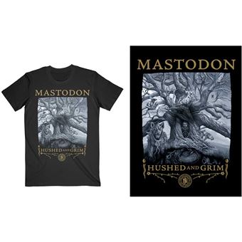 T-shirt Rock Off MASTODON | Hushed & Grim Cover | Preto | XXL - 1