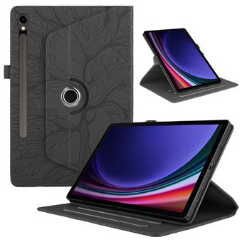 Capa ZURSANA para Samsung Galaxy Tab S10 Lite 10,9 " 2025 | Pele PU | Suporte Giratório 360 Graus | Preto - 1