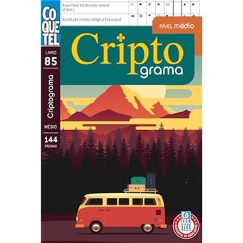 Livro Coquetel Criptograma Nível Médio Ed 85 - 1