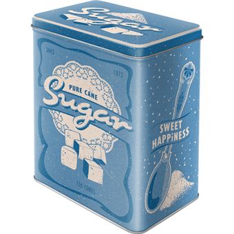 Caixa de Armazenamento de Comida Nostalgic Art 45104993 | Azul, Branco - 1