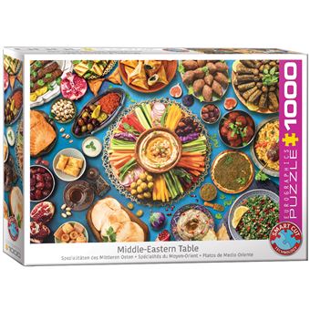 Puzzle Eurographics Mesa | Middle Eastern Table | 1000 Peças - 1