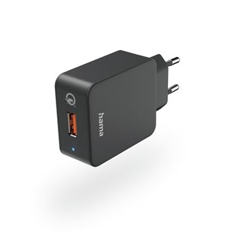 Carregador de Dispositivos Móveis Hama Qualcomm® Quick Charge™ 3.0 | Preto - 1