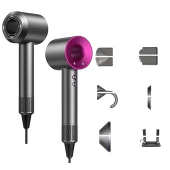 Secador de Cabelo 5 em 1 NUANTONG H81 | Rosa | Ar Quente e Frio - 1