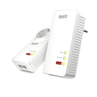Adaptador de Rede Powerline AVM FRITZ!Powerline 1260 WLAN Set | Branco - 1