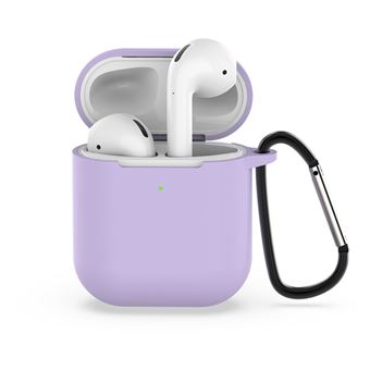 Capa com mosquetão WISETONY para Apple AirPods 2 Violeta - 1