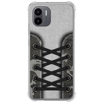 Capa Tumundosmartphone de silicone anti-choque para Xiaomi Redmi A2 tênis de design  16 desenhos - 1