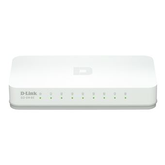 Switch de Rede D-Link GO-SW-8E/E | Branco - 1