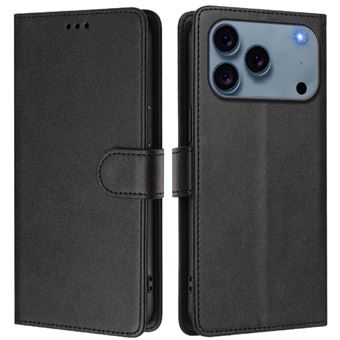 Capa Clássica Flip ZURSANA para iPhone 17 Pro Max com Bloqueio RFID  | Preto - 1