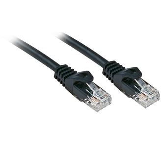 Cabo de Rede Lindy RJ-45/RJ-45 Cat6 10m | Preto - 1