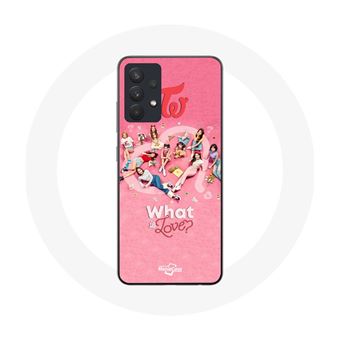 Capa Maniacase para Samsung Galaxy A13 4G / A13 4G Lite Twice Logotipo Vermelho Anexar What Is Love - 1