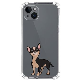 Capa Tumundosmartphone de silicone anti-choque para iPhone 14 Plus (6.7) design Dogs 05 Desenhos - 1