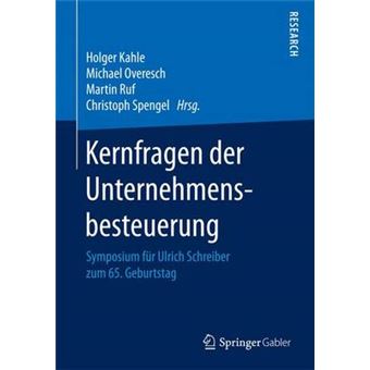 Kernfragen Der Unternehmensbesteuerung