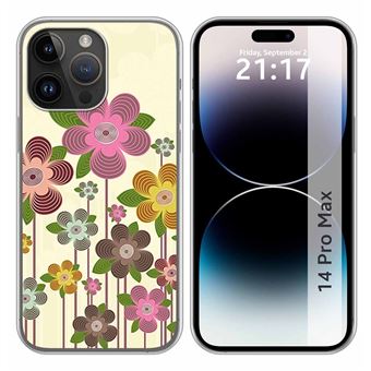 Capa Tumundosmartphone de silicone para iPhone 14 Pro Max (6.7) design Spring in Bloom Desenhos - 1